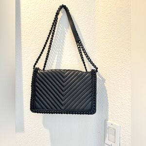 Black detailed purse